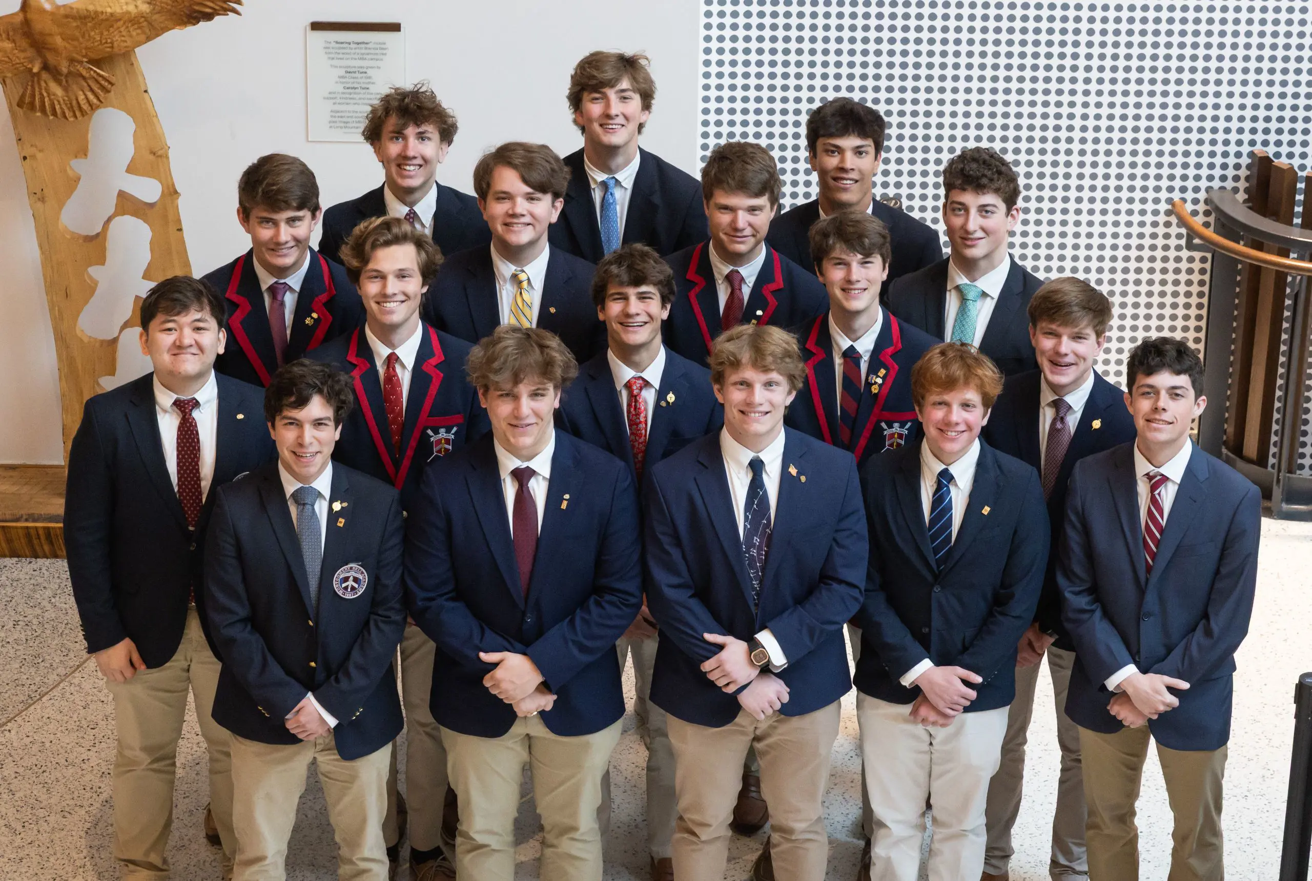 Students stood together