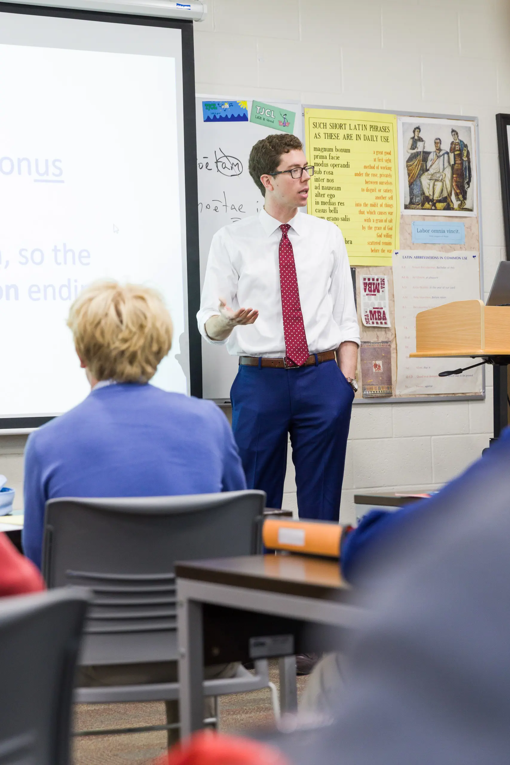 Teaching giving lesson