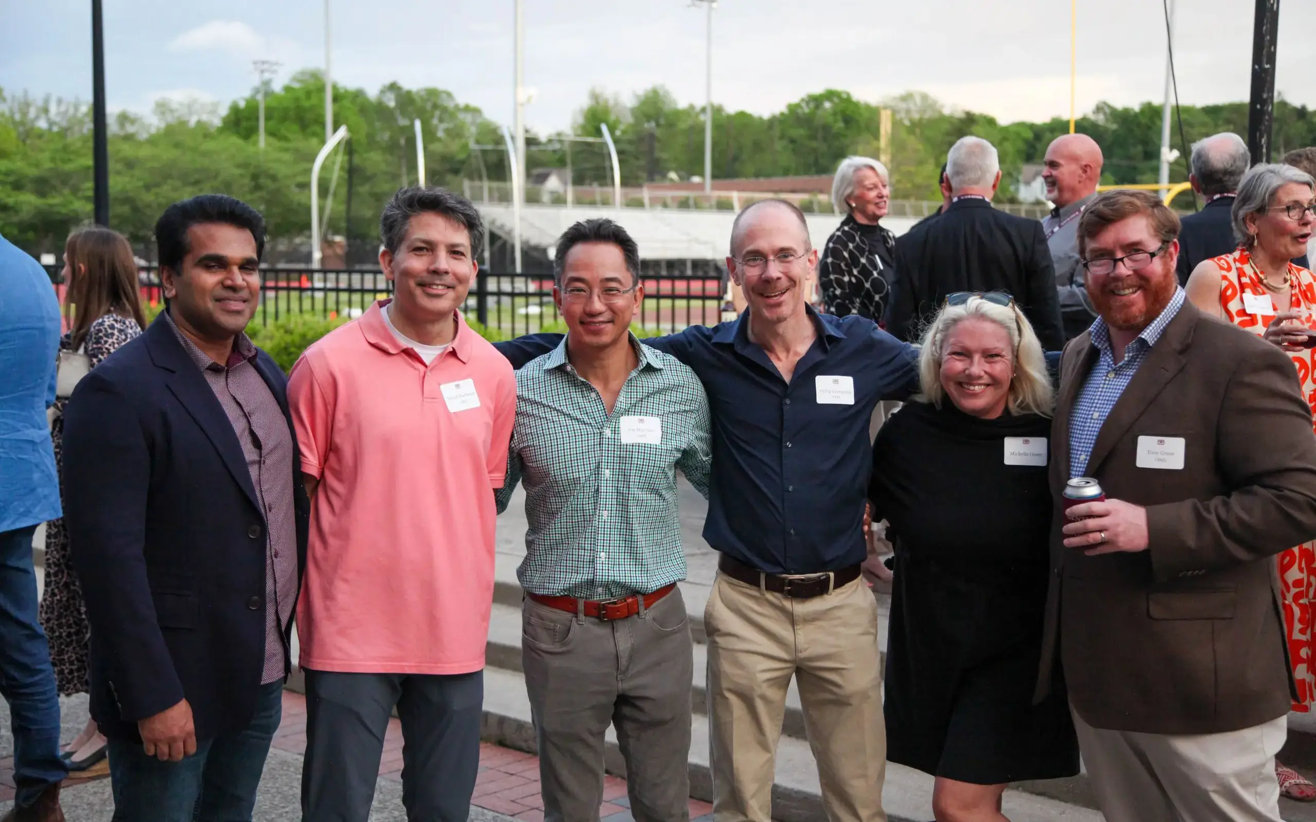 Alumni at reunion weekend