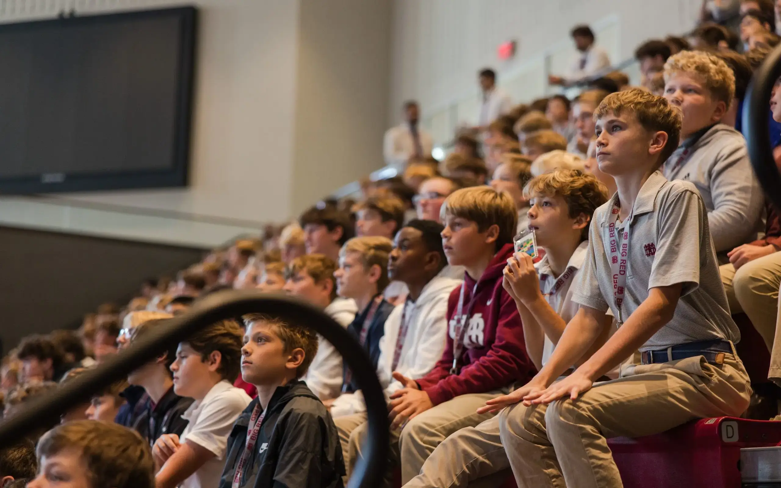 Students in assembly