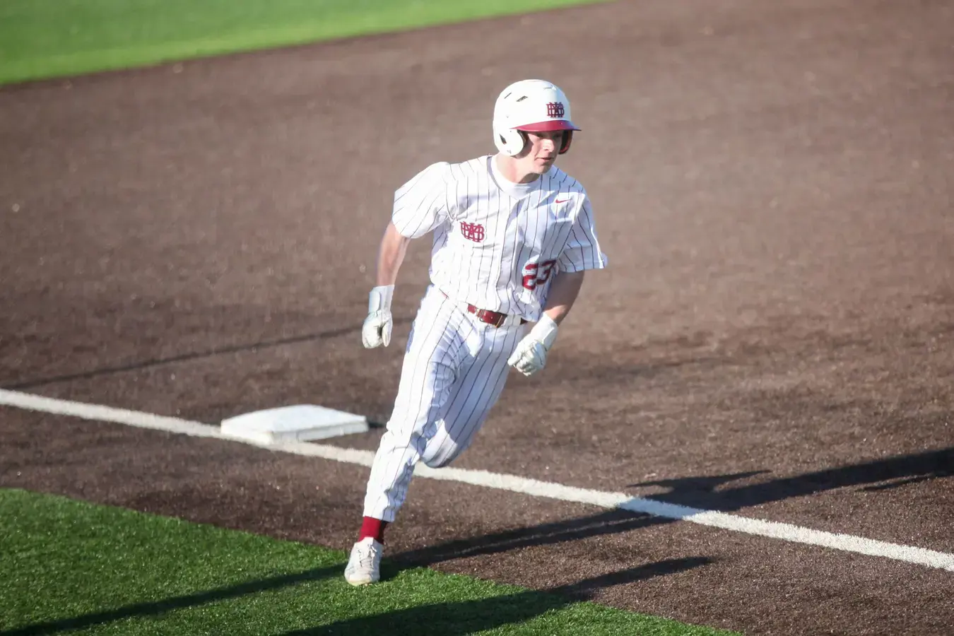 Baseball player running