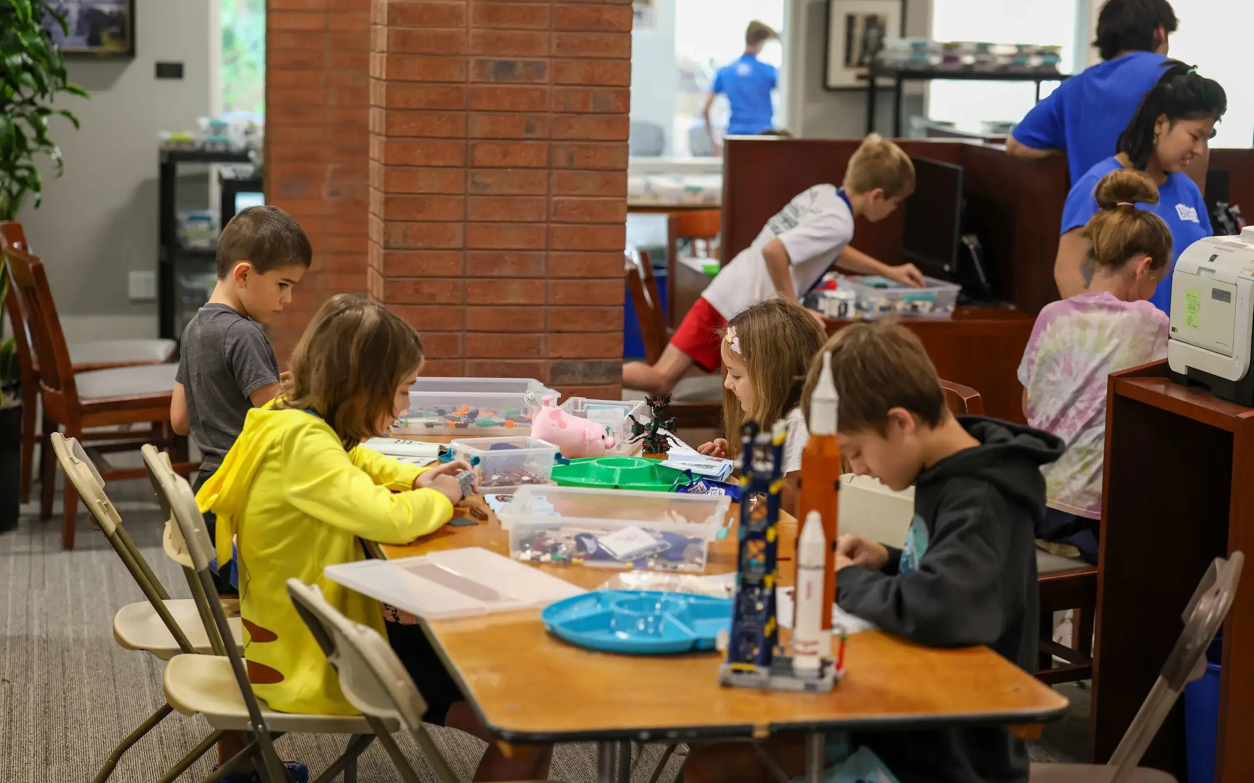 Arts and crafts at camp