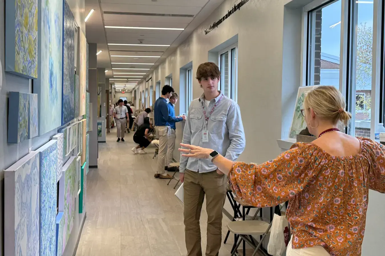 Mothers Club art show