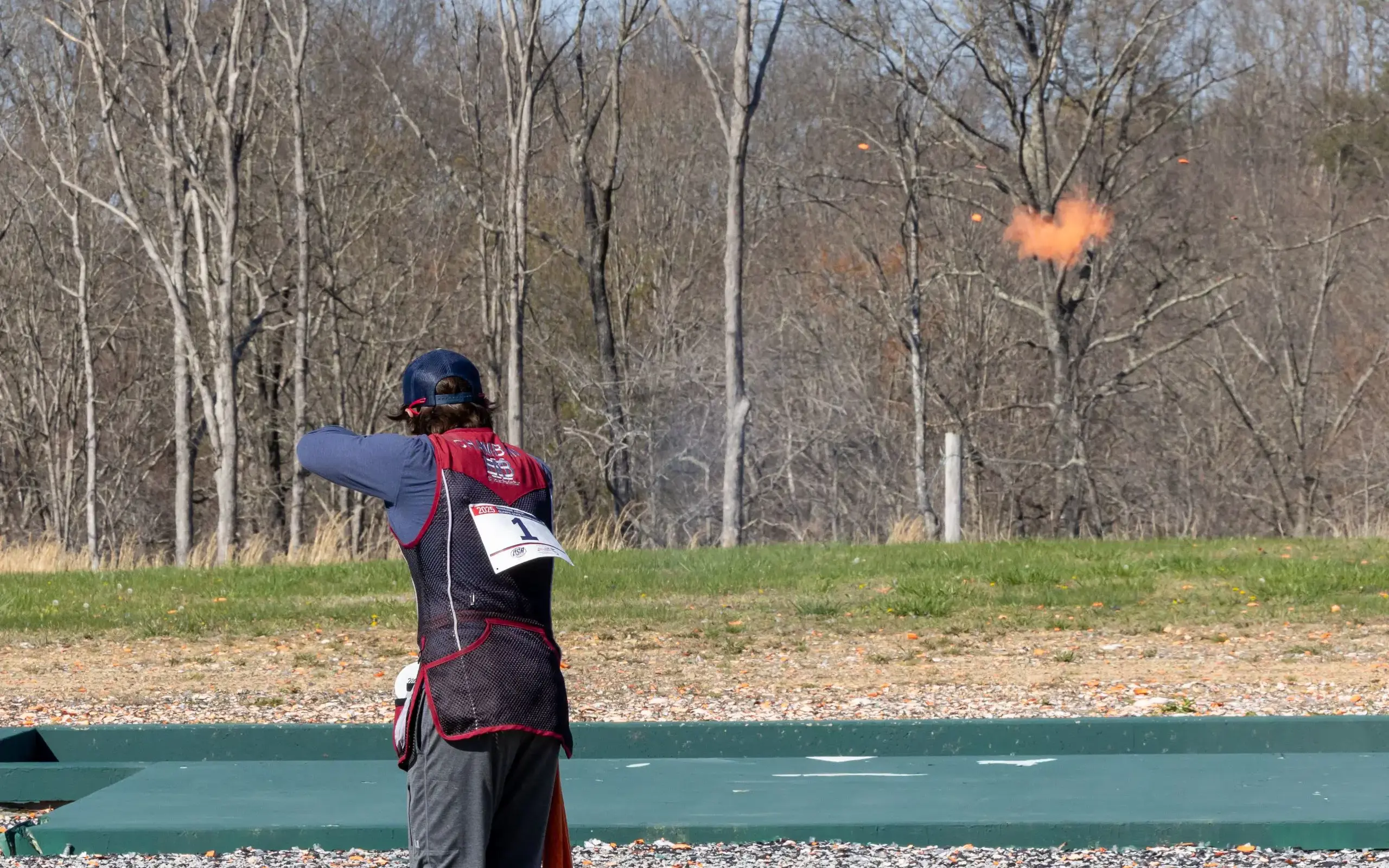Shotgun practice outside