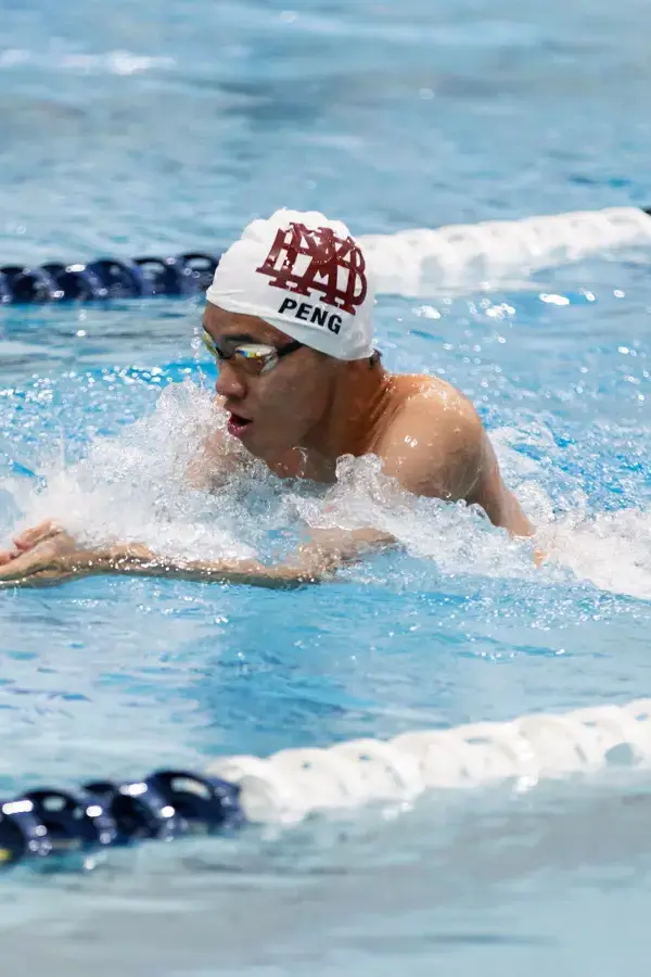 Swimmer in pool